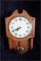 WOODEN CLOCK, CHRISTMAS DECORATIONS