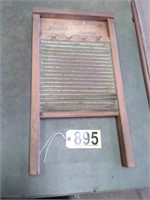 The Brass King Advertising Washboard