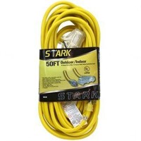 10 Gauge 50' Tri-Tap Extension Cord