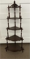 Walnut Tiered What Not Stand