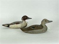Pair of Hudson Decoy Co Pintails