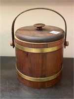 Vintage Wooden Pecan Bucket