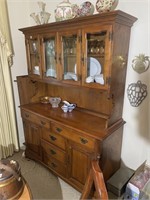 Young Republic Maple Hutch Cabinet