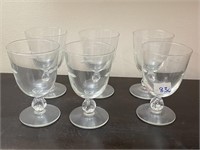 Set of 6 Stemware Glasses