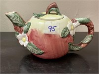 Ceramic Apple Blossom Teapot