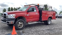 2009 Dodge RAM 3500 HD Utility Truck,