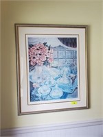 SIGNED AND NUMBERED FLORAL/KITCHEN