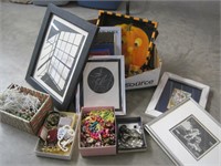 jewelry, books, prints, artwork, Halloween tray
