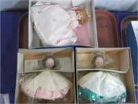 3 Madame Alexander dolls in original boxes++