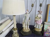 3  table lamps