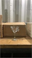 small martini glasses