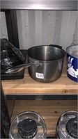Large steel pot