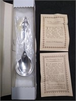 Vintage Shirley Pewter Shop Spoon in box