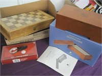 box of dominoes-wood chess box+ pcs+++