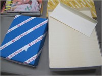 Ream white computor paper/  box of 500 envelopes