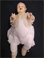 Antique Sleeping Doll Circa 1915-eyes open-25"