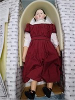 Ludwig Greiner Porcelain Doll-New in Box--28"