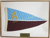 FRAMED CANADIAN ARMED FORCES BATTALION FLAG