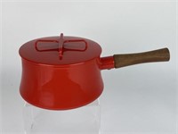 Dansk Kobenstyle Enamel Pot Red