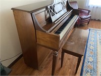 Koehler & Campbell Upright Piano & Bench