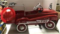 Burns Fire Engine Pedal Car