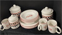 Coca-Cola Dishes, Canisters, Cups