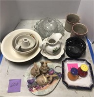Ceramic Bowl, Pyrex, Glass Egg Dish