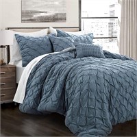 King Comforter Set Stormy Blue