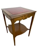 Period Tables Inc. Genuine Mahogany Leather Top