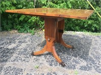 Antique Hi-Lo Convertible Coffee/ Dining Table