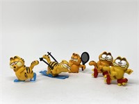 4pc Vintage Garfield Figurines