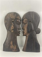Vintage Carved African Ebony Would Folk Art