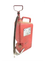 Vintage 24" Flag Pump Fire Extinguisher