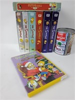 8 coffrets/DVD's Simpsons & Futurama