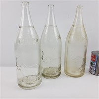 3 bouteilles à liqueur JuMbo, vintage