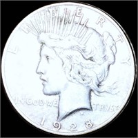 1928-S Silver Peace Dollar NICELY CIRCULATED