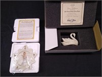 Lenox Ivory China Swan & MJ Hammond Ornament inbox