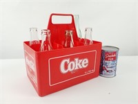 Caisse en plastique Coca-Cola & bouteille Coca