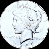 1935-D Silver Peace Dollar LIGHTLY CIRCULATED