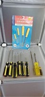 13 assorted screwdrivers
