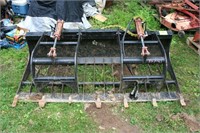 77" Hydraulic Root Grapple Bucket For Skidloader