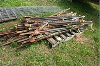 Steel Fence Posts Lot