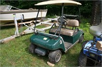 Electric Club Car Golf Cart w/ Canopy