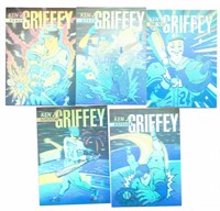 Ken Griffey Jr 5 card Hologram set