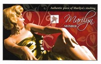 Marilyn Monroe Stocking Piece Relic card