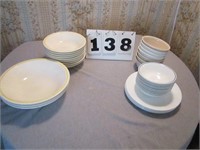 Lot of Corelle and stoneware plates