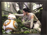 Star Wars Daisy Ridley autographed/signed 8 x 10