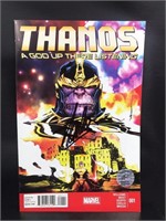 Stan Lee autographed/signed Thanos: A God Up
