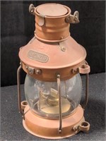 Vintage Anchor copper & brass oil lantern