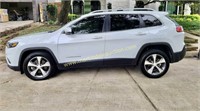 2020 Jeep Cherokee Limited - White, 3400 Miles -